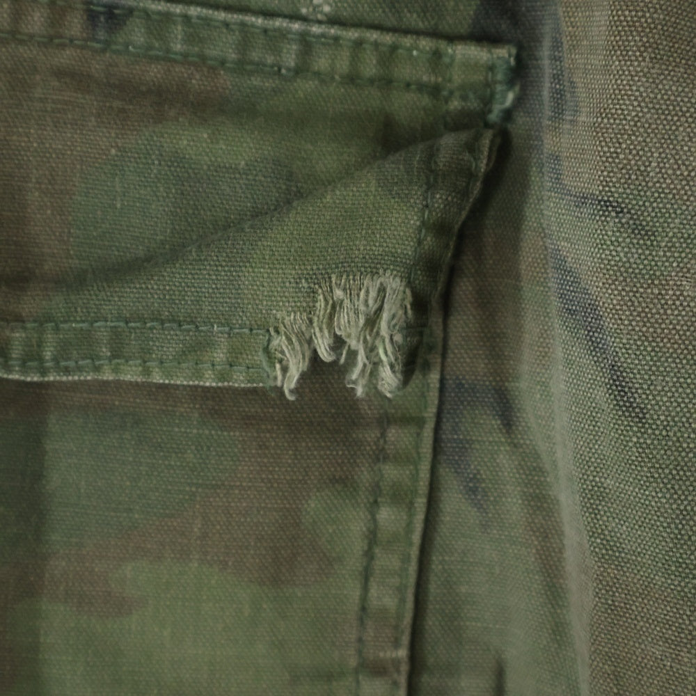 VINTAGE(ヴィンテージ) 60-80s MILITARY CIVILIAN LEAFBAKER PANTS RAPIDジップ ミリタリー シビリアンリーフ ベイカー パンツ 民間 迷彩 カモフラージュ カーキ