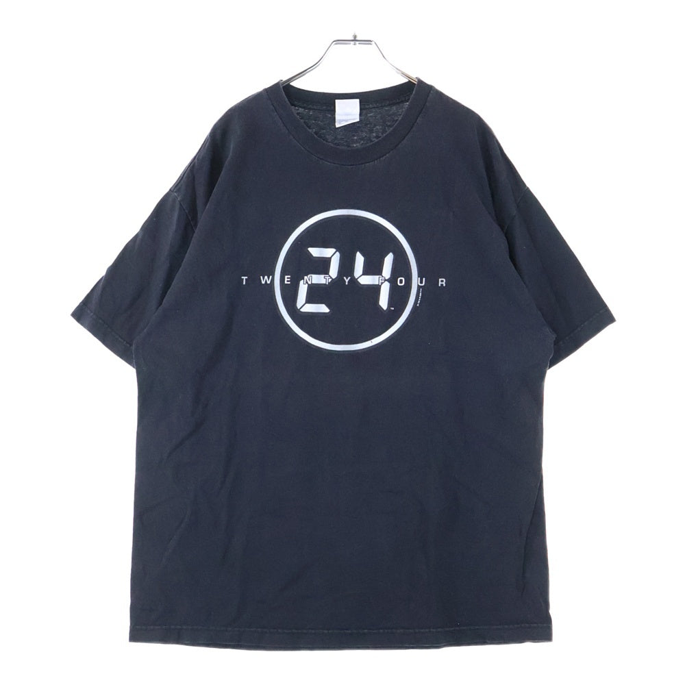 VINTAGE(ヴィンテージ) 00s 24 twenty four TEE ドラマ Tシャツ 半袖カットソー ブラック
