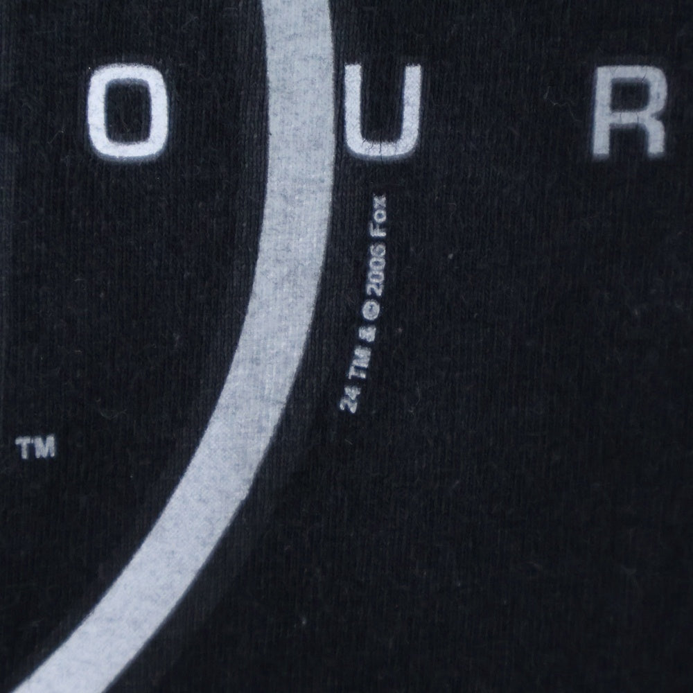 VINTAGE(ヴィンテージ) 00s 24 twenty four TEE ドラマ Tシャツ 半袖カットソー ブラック