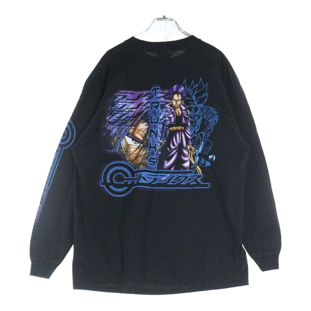 VINTAGE(ヴィンテージ) 00s Dragon Ball TRUNKS LS ドラゴンボール トランクス バックプリント Tシャツ 長袖カットソー ブラック