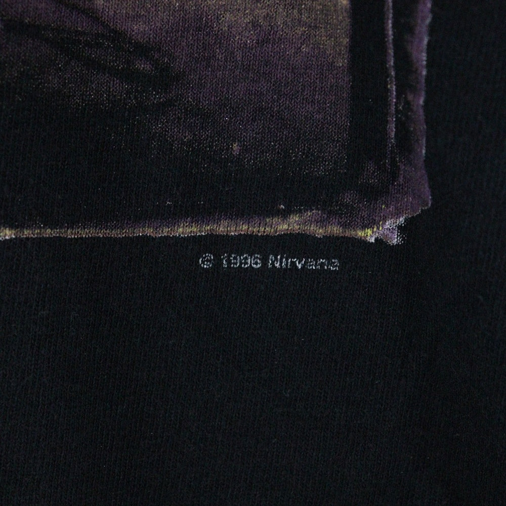 VINTAGE(ヴィンテージ) 90s NIRVANA FROM THE MUDDY BANKS OF THE WISHKAH ニルヴァーナ 両面プリンントTシャツ 半袖カットソー ブラック