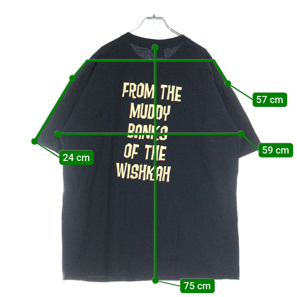 VINTAGE(ヴィンテージ) 90s NIRVANA FROM THE MUDDY BANKS OF THE WISHKAH ニルヴァーナ 両面プリンントTシャツ 半袖カットソー ブラック