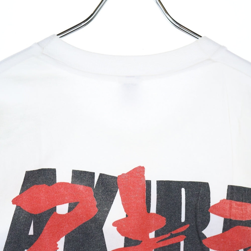 VINTAGE(ヴィンテージ) 90S AKIRA アキラ 金田バイク プリント 半袖クルーネックTシャツカットソー ホワイト