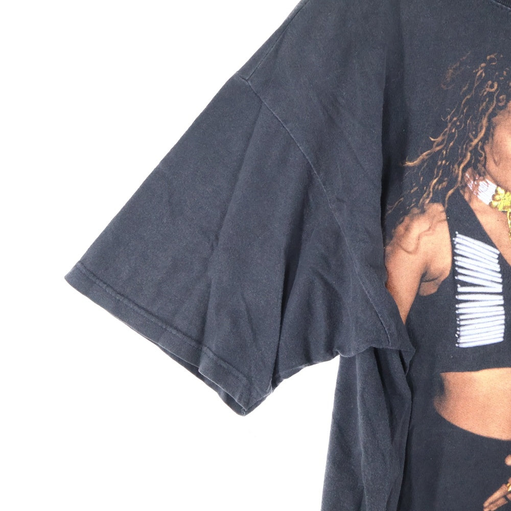 VINTAGE(ヴィンテージ) 90S JANET JACKSON WORLD TOUR TEE ヴィンテージ ジャネットジャクソン ワールドツアー 両面プリント クルーネック 半袖Tシャツ カットソー ブラック