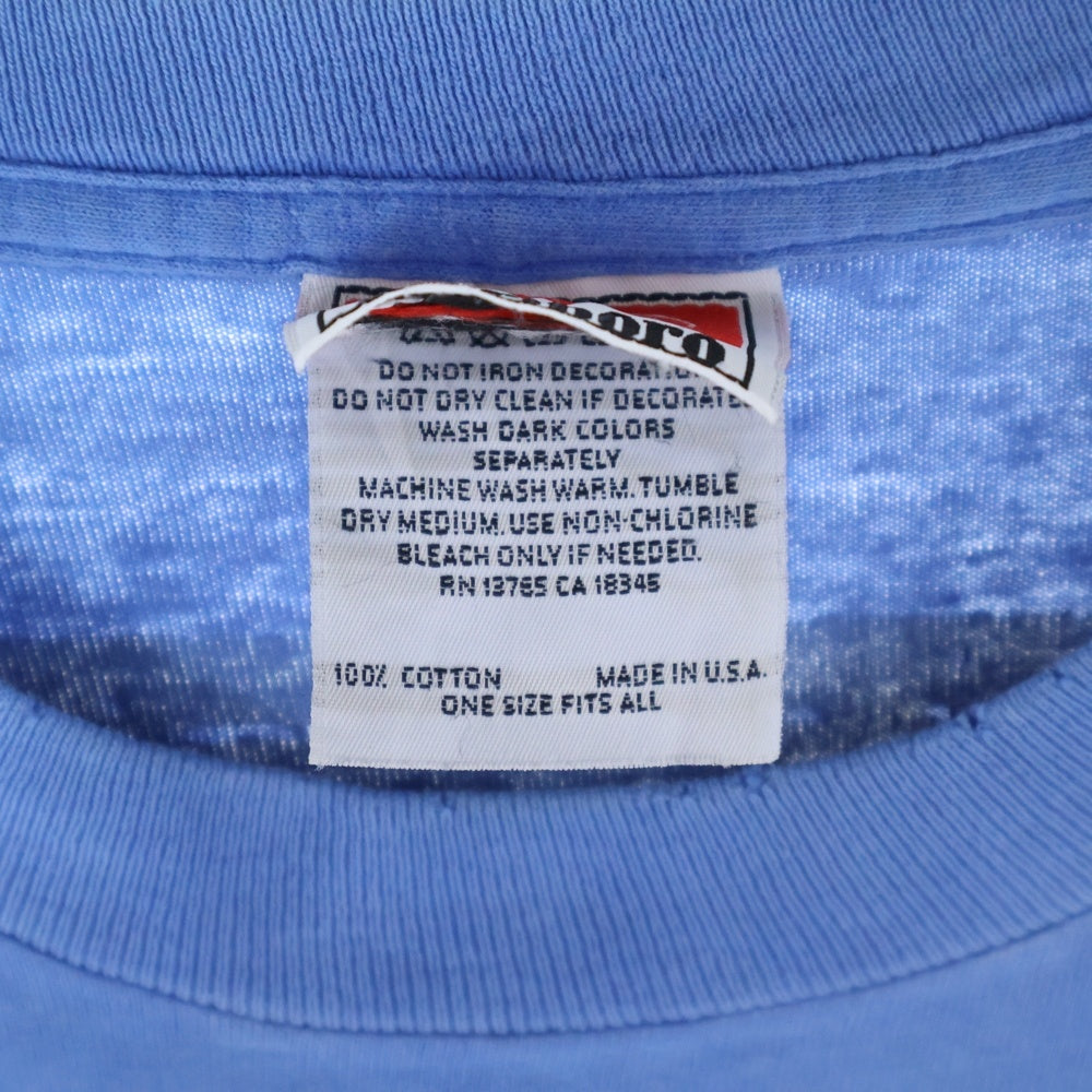 VINTAGE(ヴィンテージ) 90s MARLBORO UNLIMITED COYOTE POCKET TEE マルボロ Tシャツ 半袖カットソー ブルー