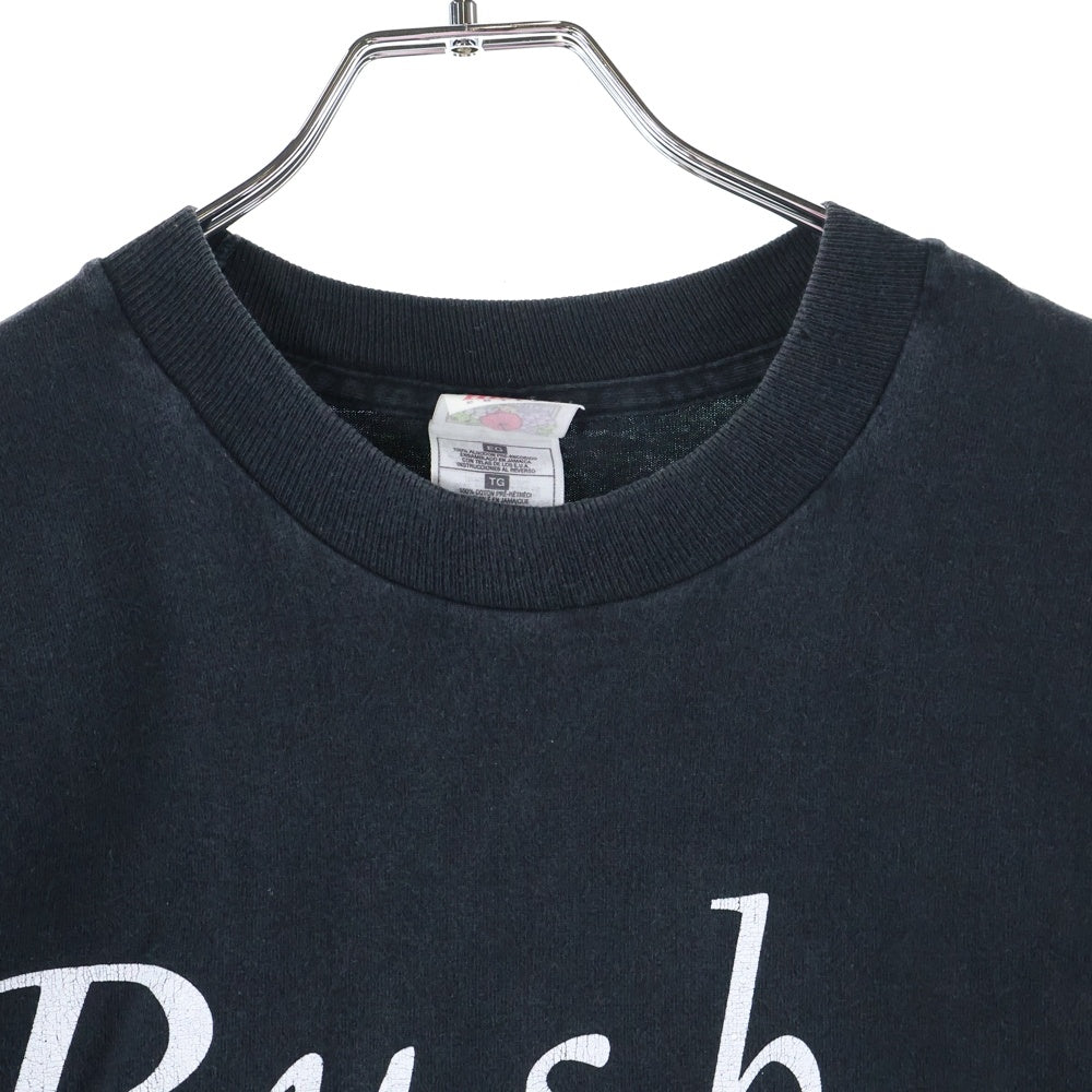 VINTAGE(ヴィンテージ) 90s RUSH TEST FOR ECHO 96-97 ラッシュ ツアー 半袖Tシャツ カットソー ブラック