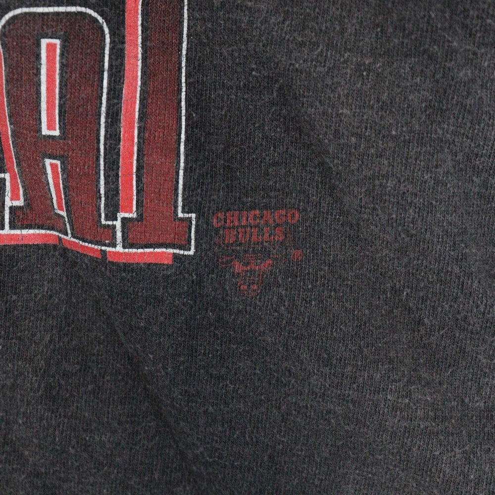 VINTAGE(ヴィンテージ) 90s NUTMEG CHICAGO BULLS TRIPLE THREAT シカゴ ブルス 半袖Tシャツ カットソー ブラック