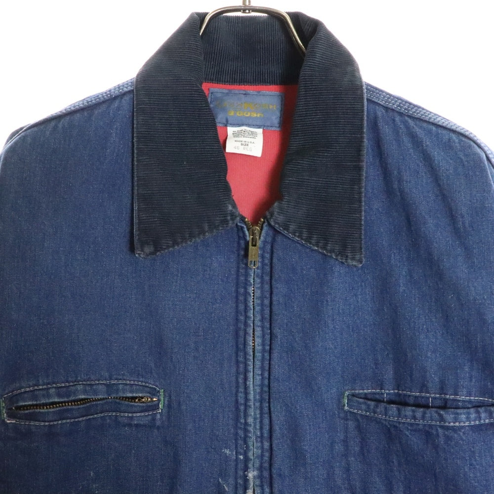 OSHKOSH(オシュコシュ) 70s VINTAGE DENIM JACKET IDEAL ジップ 裏地キルティング 中綿 デニムジャケット インディゴ 701-8212