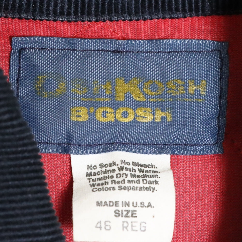 OSHKOSH(オシュコシュ) 70s VINTAGE DENIM JACKET IDEAL ジップ 裏地キルティング 中綿 デニムジャケット インディゴ 701-8212
