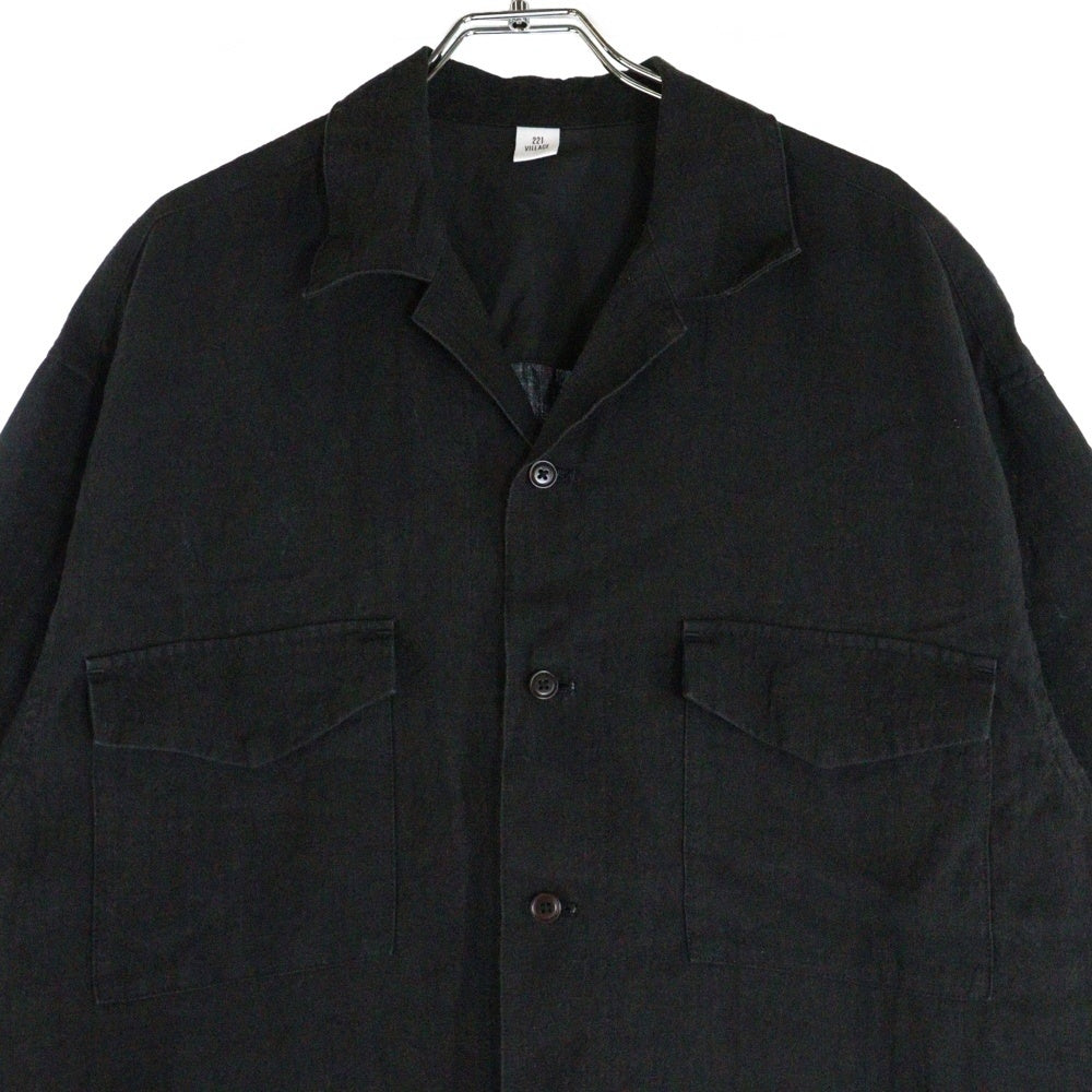 NO BRAND(ノーブランド) WHITELEY & SONS × 221 VILLAGE ホワイトリーアンドサンズ × ニーニーイチヴィレッジ リネンオールインワン オーバーオール ジャンプスーツ つなぎ 21SSH-V05