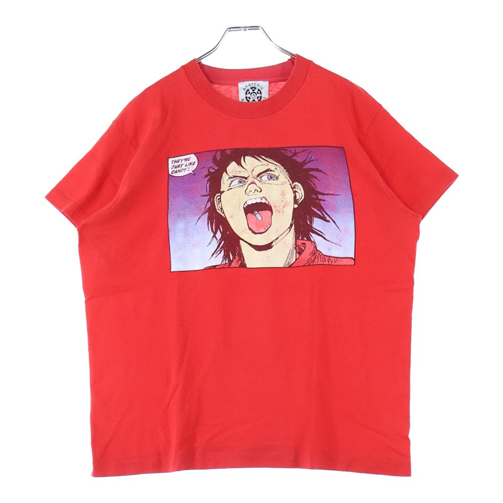 VINTAGE(ヴィンテージ) 90s ANARCHIC ADJUSTMENT AKIRA TEE アキラ 鉄雄 アナーキックアジャスメント 両面プリント半袖Tシャツ カットソー レッド