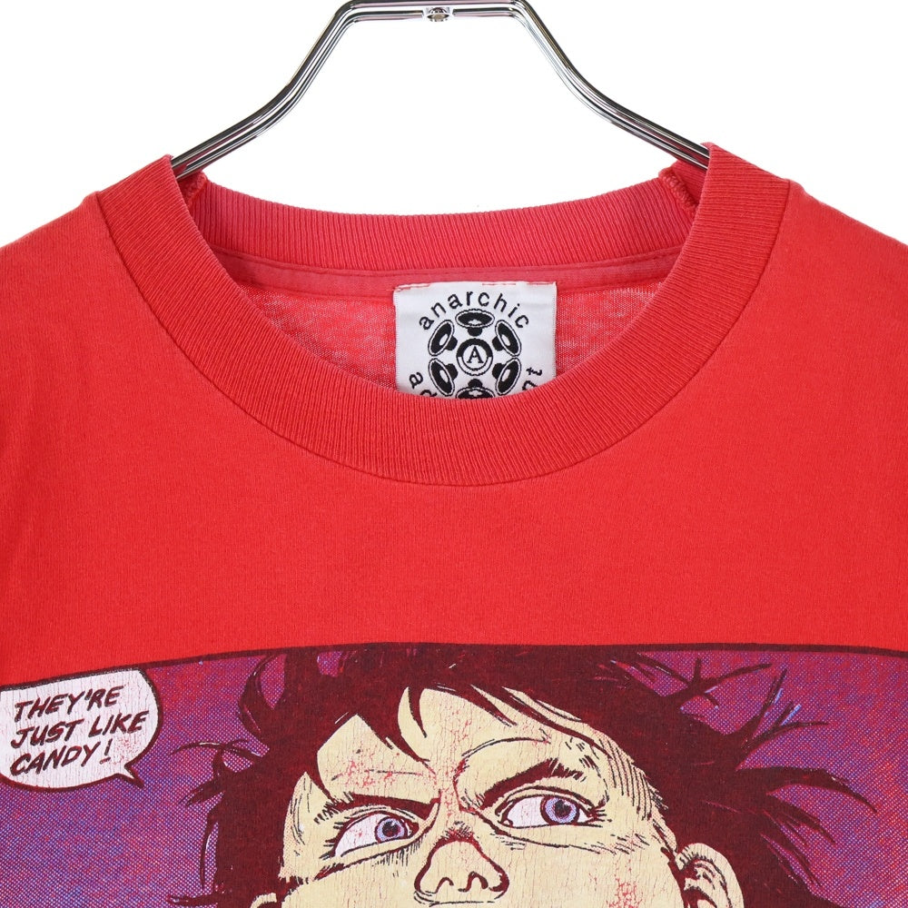 VINTAGE(ヴィンテージ) 90s ANARCHIC ADJUSTMENT AKIRA TEE アキラ 鉄雄 アナーキックアジャスメント 両面プリント半袖Tシャツ カットソー レッド