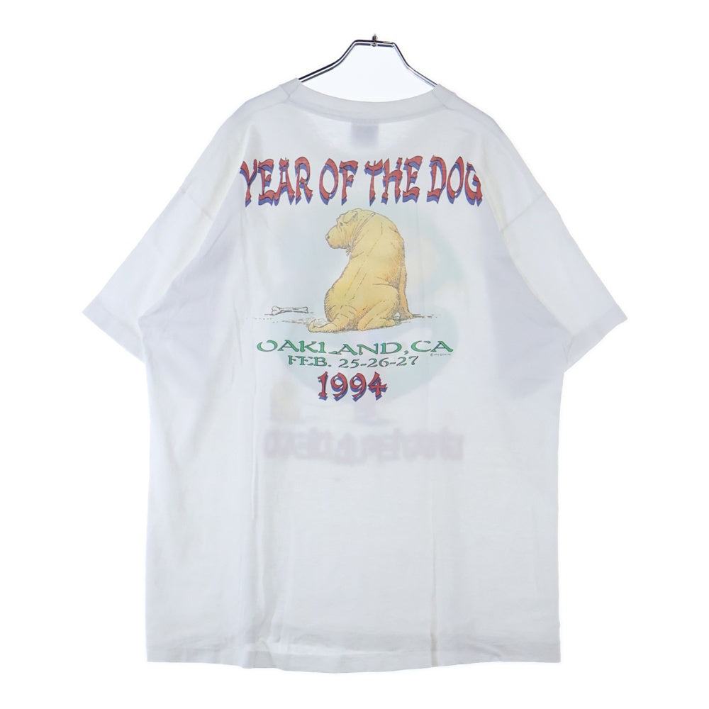VINTAGE(ヴィンテージ) 90s GRATEFUL DEAD 1994 YEAR OF THE DOG TEE グレイトフルデッド 両面プリント半袖Tシャツ カットソー ホワイト