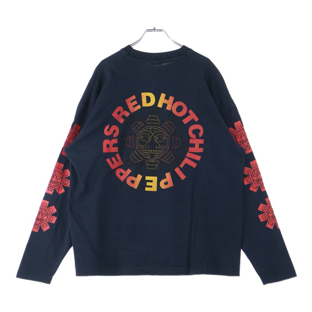 VINTAGE(ヴィンテージ) 90s RED HOT CHILI PEPPERS LS TEE レッドホットチリペッパーズ ブートレグ 両面プリント長袖Tシャツ 長袖カットソー ブラック