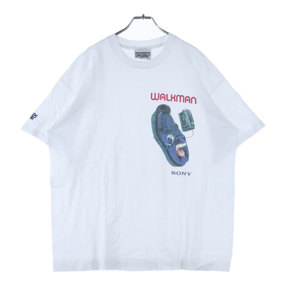 VINTAGE(ヴィンテージ) 90s Sony Walkman Joe Bloggs TEE ソニー ウォークマン フロントプリント半袖Tシャツ カットソー ホワイト