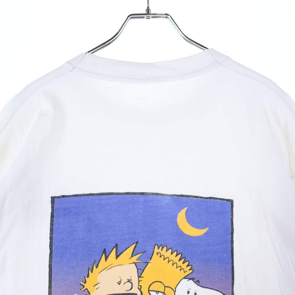 VINTAGE(ヴィンテージ) 90s I Get Home With A Little Help From My Friends 両面プリント半袖Tシャツ カットソー ホワイト