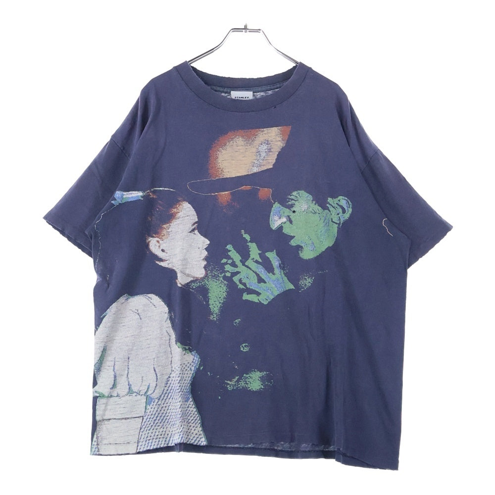 VINTAGE(ヴィンテージ) 90sTHE WIZARD OF OZ TEE オズの魔法使い 両面プリント半袖Tシャツ カットソー ネイビー