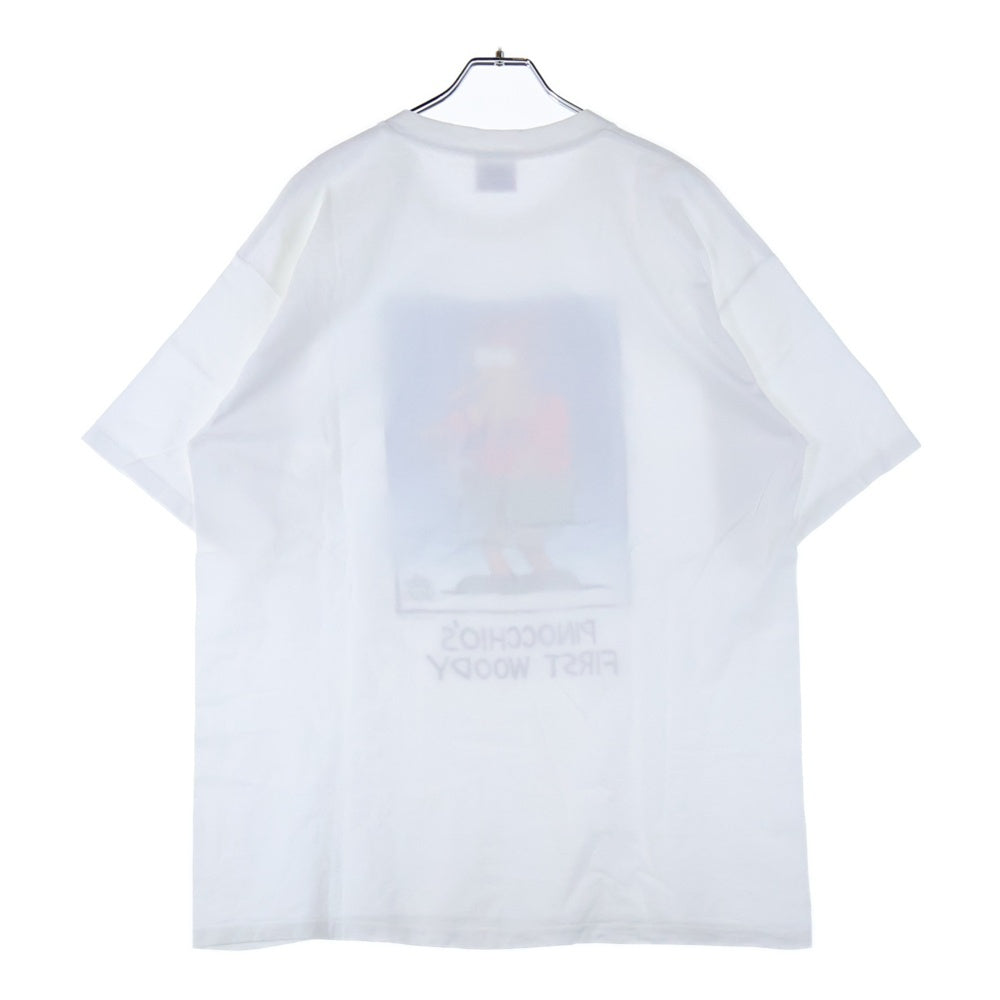 VINTAGE(ヴィンテージ) 90ー00s Mike Geters Pinocchio TEE ピノキオ フロントプリント半袖Tシャツ カットソー ホワイト