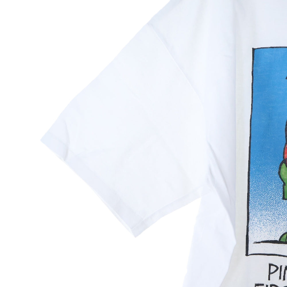VINTAGE(ヴィンテージ) 90ー00s Mike Geters Pinocchio TEE ピノキオ フロントプリント半袖Tシャツ カットソー ホワイト