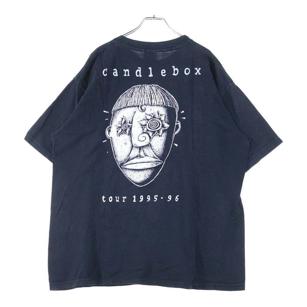 VINTAGE(ヴィンテージ) 90s CANDLEBOX TEE フロントプリント半袖Tシャツ カットソー ブラック