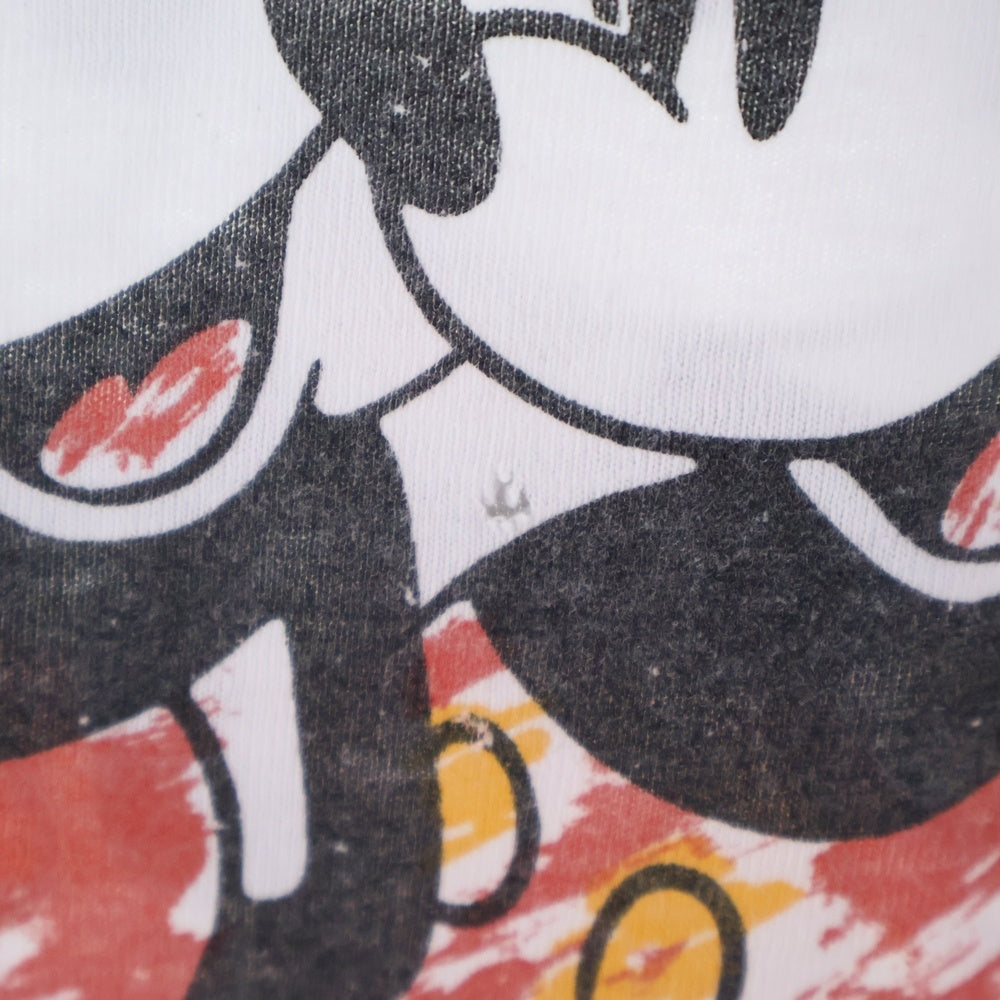 VINTAGE(ヴィンテージ) 90s MICKEY TEE ミッキー 両面プリント半袖Tシャツ カットソー ホワイト