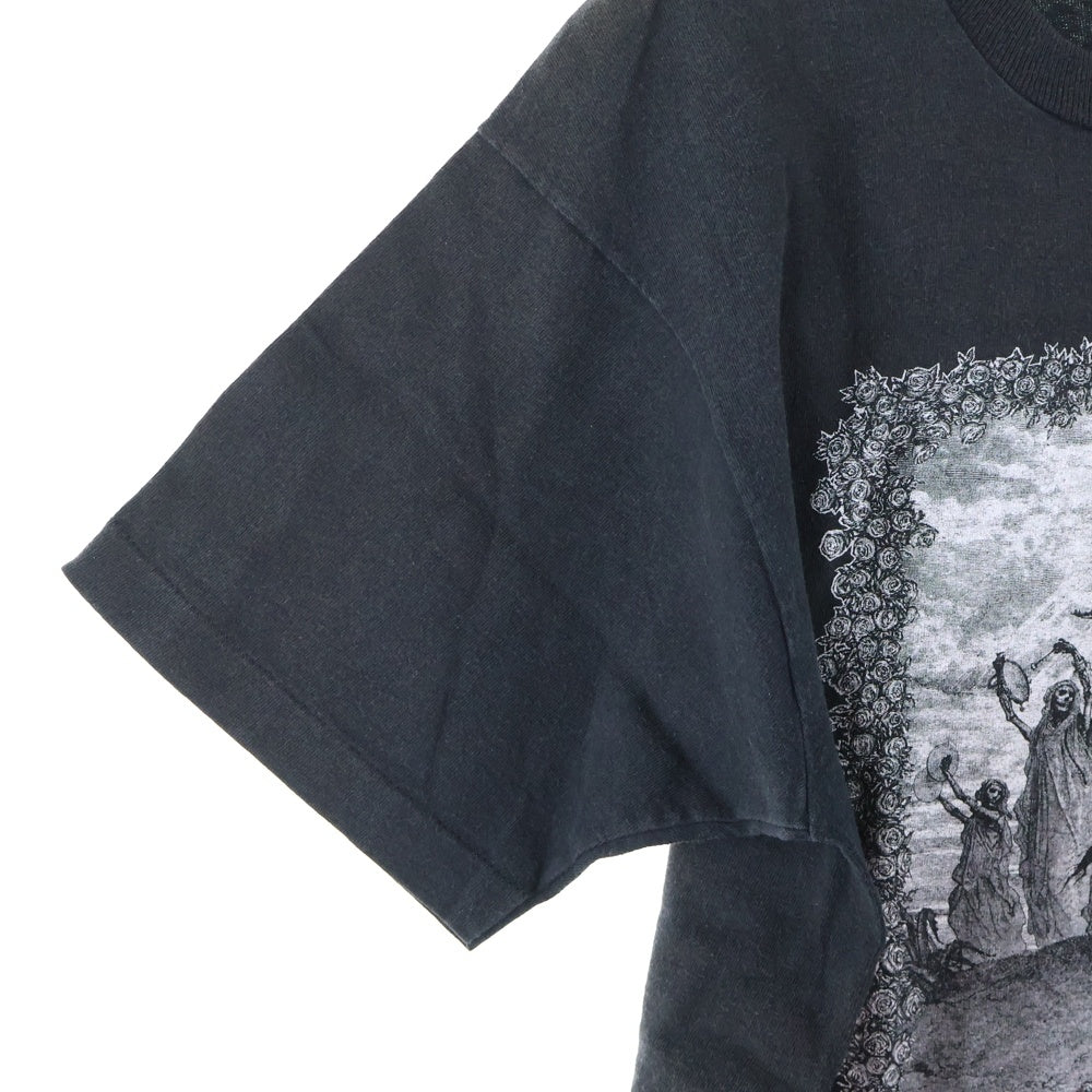 VINTAGE(ヴィンテージ) 90s ART TEE アート フロントプリント半袖Tシャツ カットソー ブラック