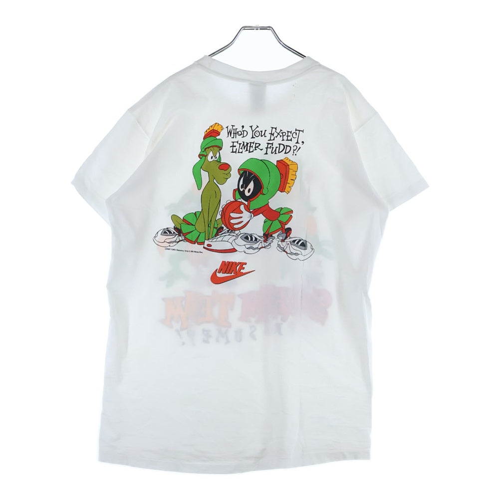 VINTAGE(ヴィンテージ) 00s JORDAN LOONEY TUNES ジョーダン ルーニー 両面プリント Tシャツ 半袖カットソー ホワイト