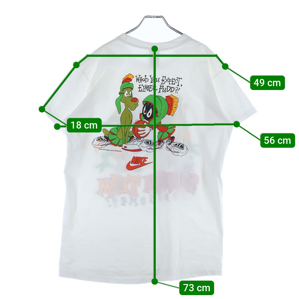 VINTAGE(ヴィンテージ) 00s JORDAN LOONEY TUNES ジョーダン ルーニー 両面プリント Tシャツ 半袖カットソー ホワイト