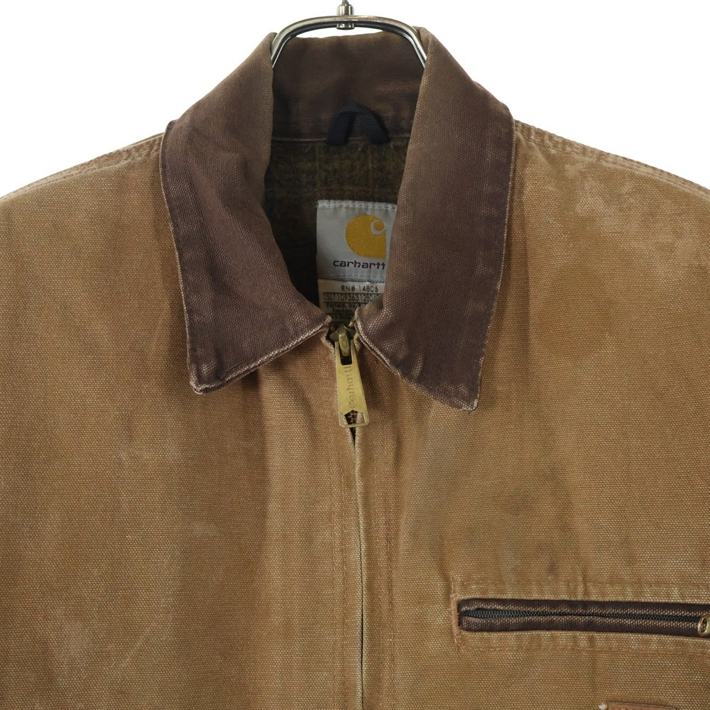 CARHARTT(カーハート) 00s デトロイト コットン ダック ジャケット ブラウン