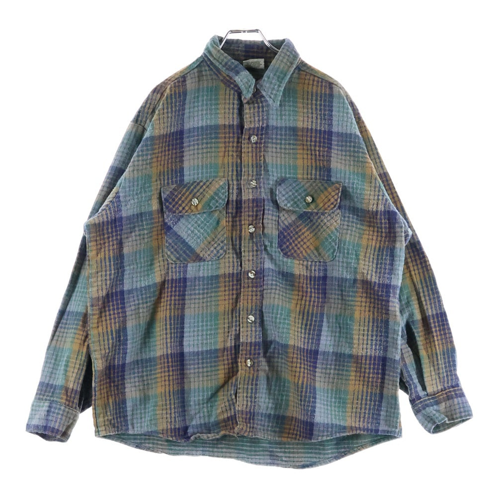 VINTAGE(ヴィンテージ) 80ー90s FIVE BROTHERS ファイブブラザーズ 長袖 シャツ マルチカラー