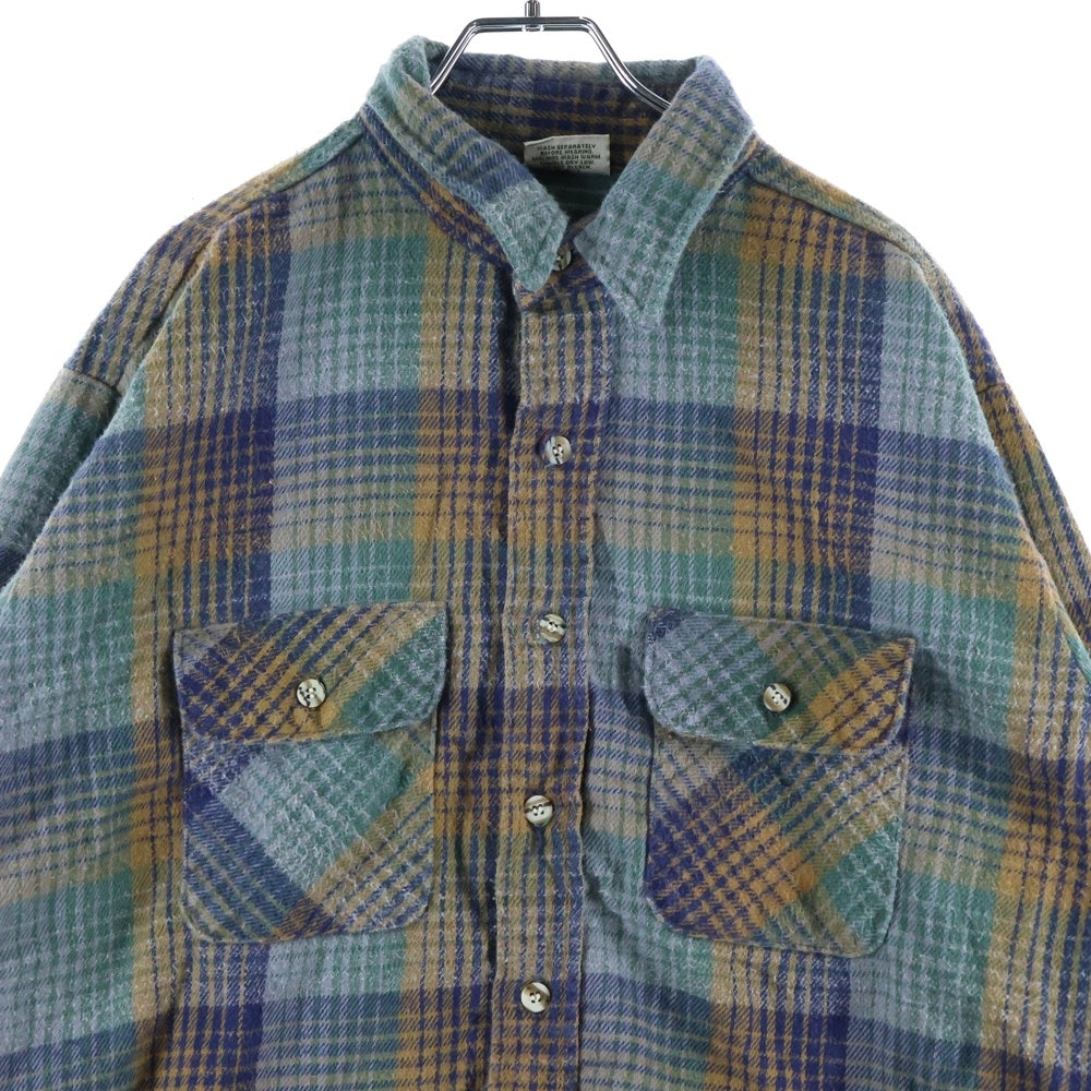 VINTAGE(ヴィンテージ) 80ー90s FIVE BROTHERS ファイブブラザーズ 長袖 シャツ マルチカラー