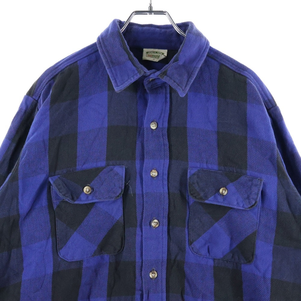 VINTAGE(ヴィンテージ) 80ー90s FIVE BROTHERS ファイブブラザーズ 長袖 シャツ ネイビー