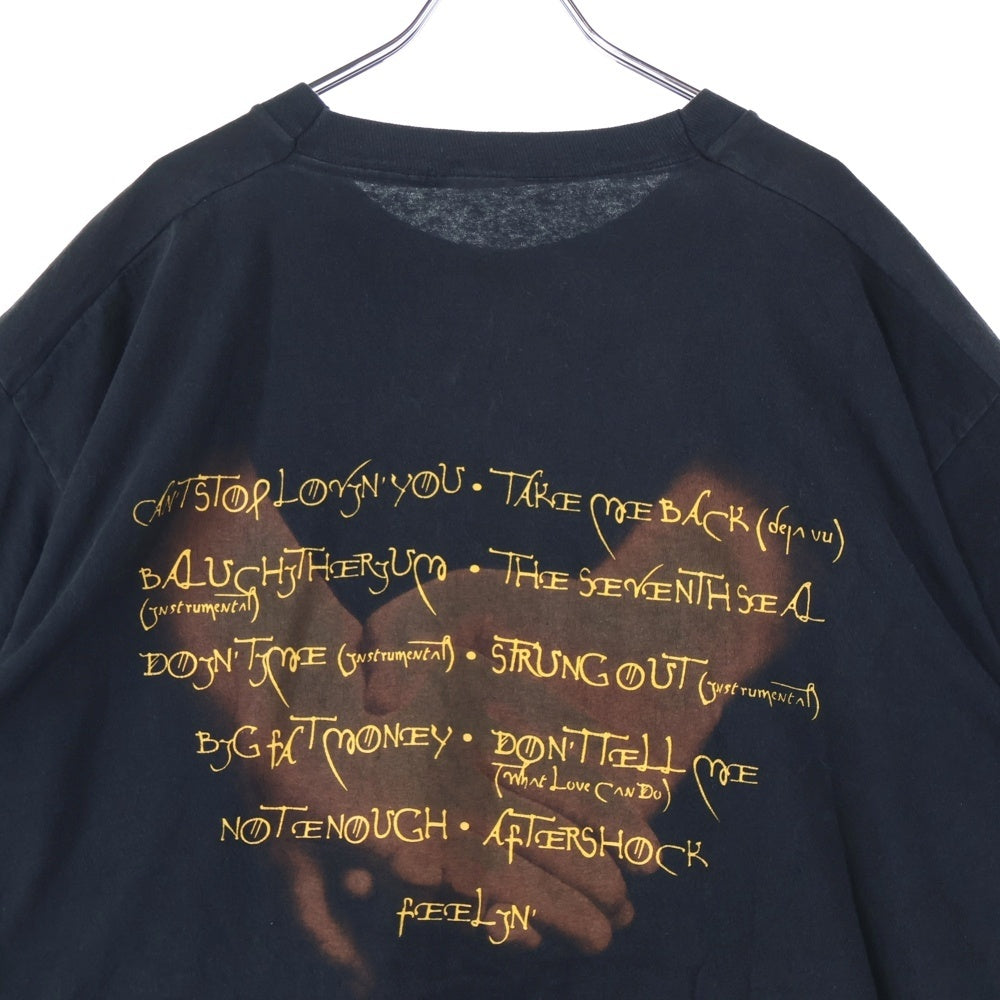 VINTAGE(ヴィンテージ) 90s VAN HALEN BALANCE TEE バランス ヴァン・ヘイレン 両面プリント半袖Tシャツ カットソーブラック