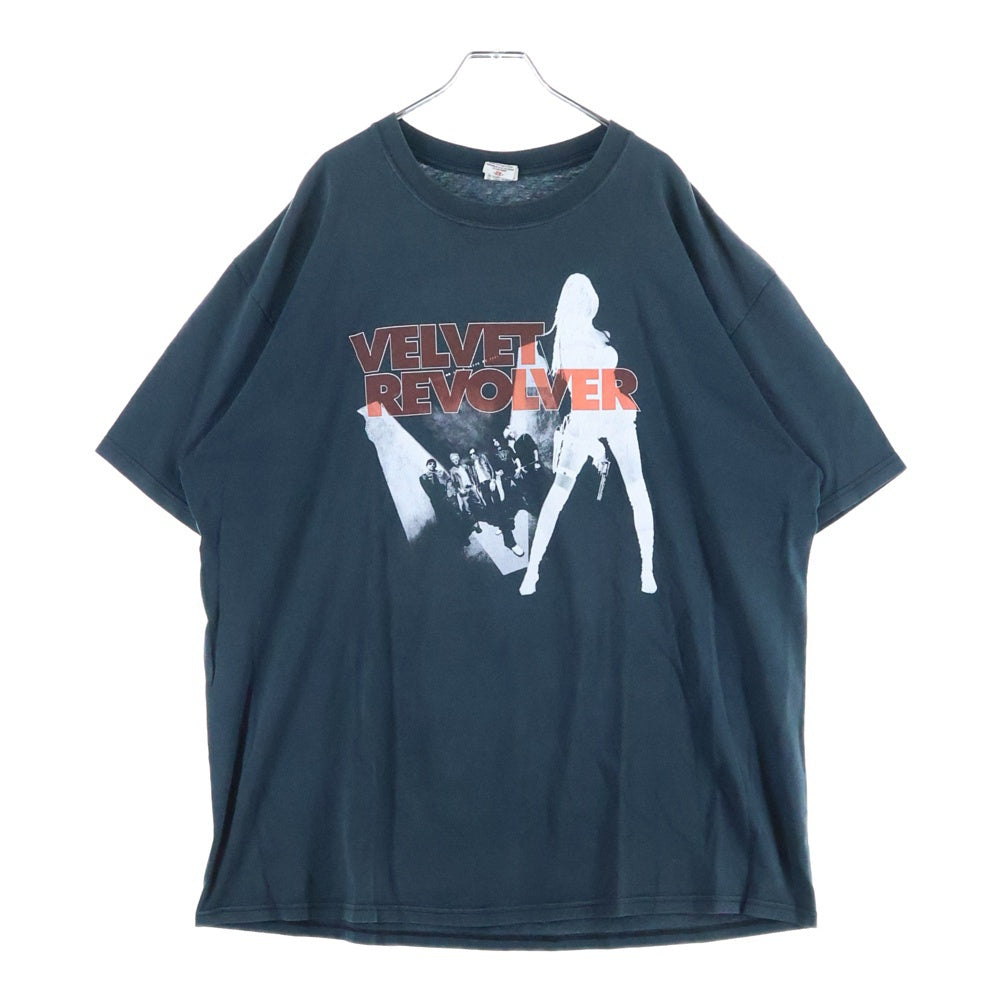 VINTAGE(ヴィンテージ) 00s VELVET REVOLVER CONTRABAND TEE 両面プリント Tシャツ 半袖カットソー ブラック