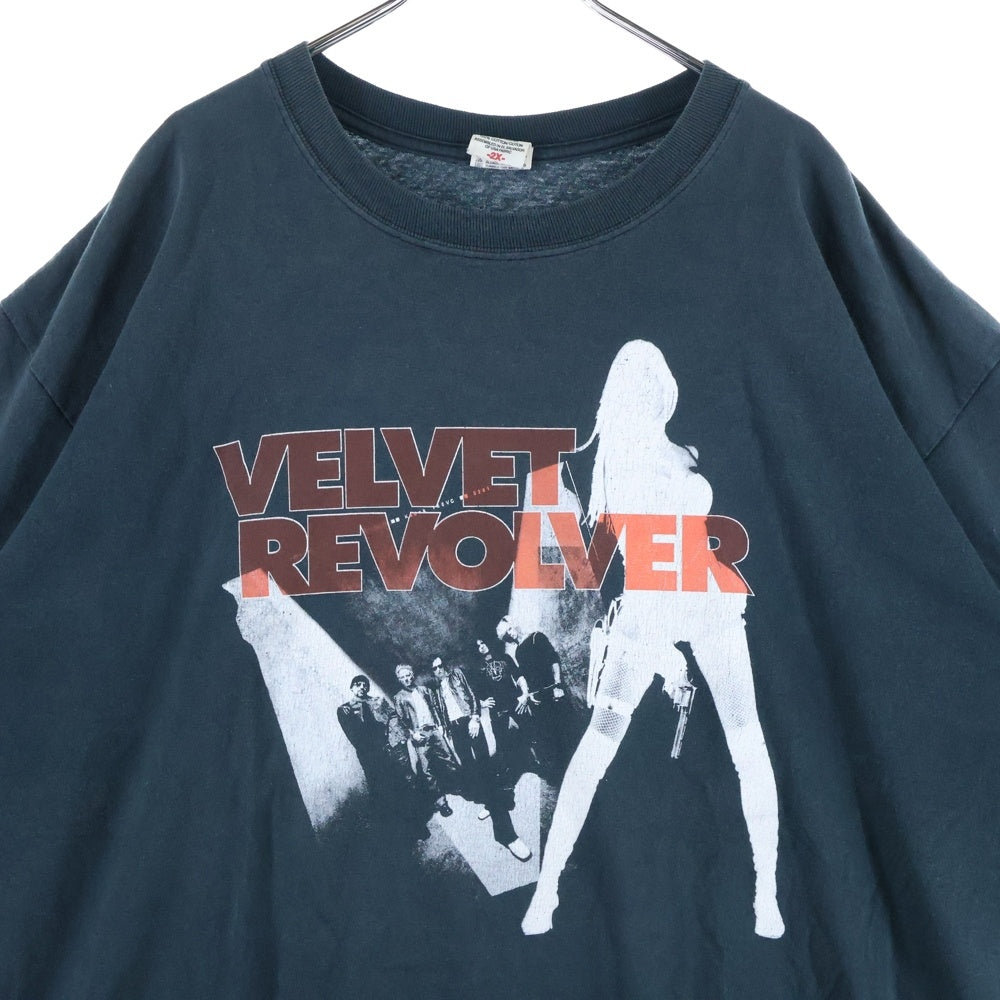 VINTAGE(ヴィンテージ) 00s VELVET REVOLVER CONTRABAND TEE 両面プリント Tシャツ 半袖カットソー ブラック