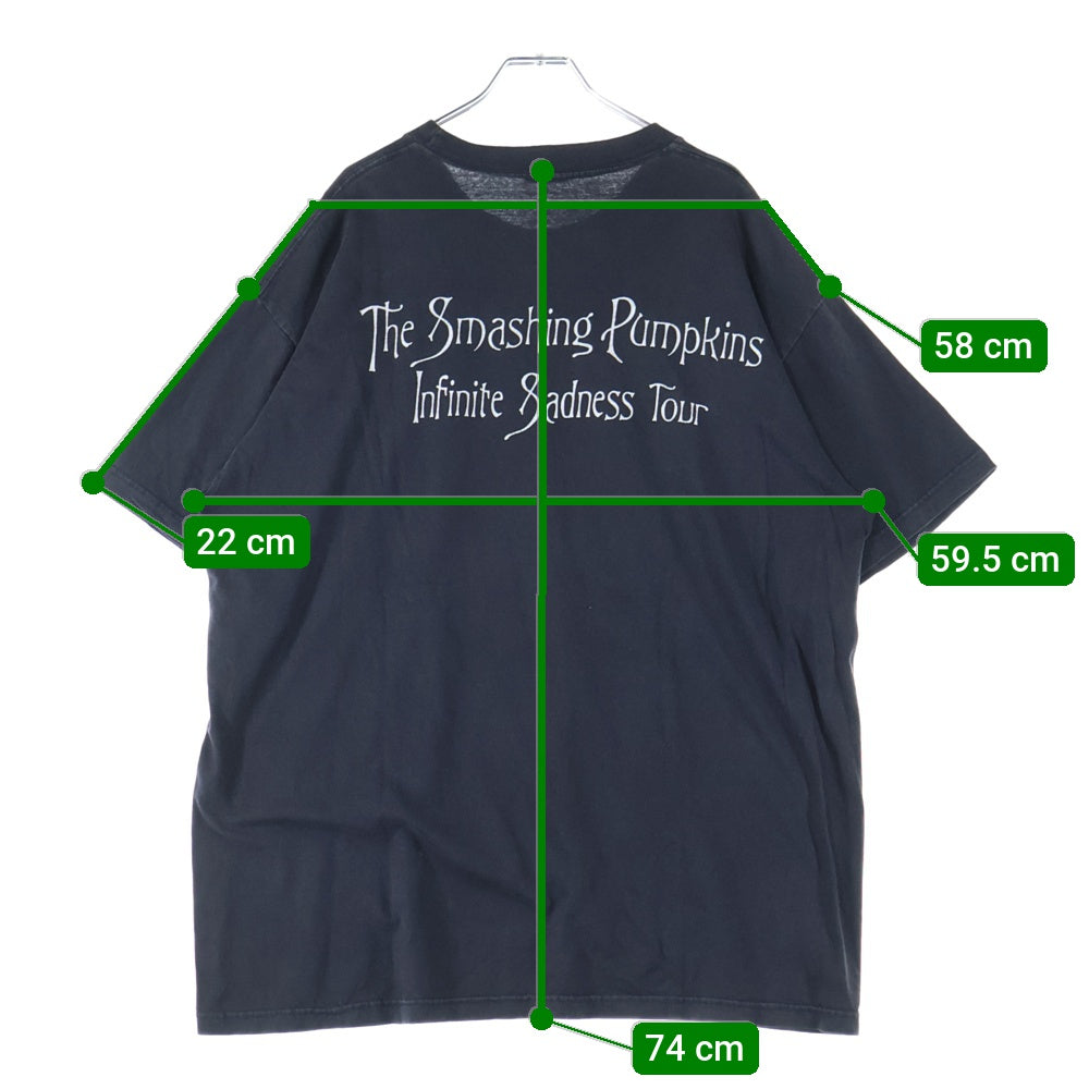 VINTAGE(ヴィンテージ) 90s THE SMASHING PUMPKINS 1996 THE WORLD IS A VAMPIRE ザ・スマッシング・パンプキンズ ザワールドイズアヴァンパイア Tシャツ 半袖カットソーブラック