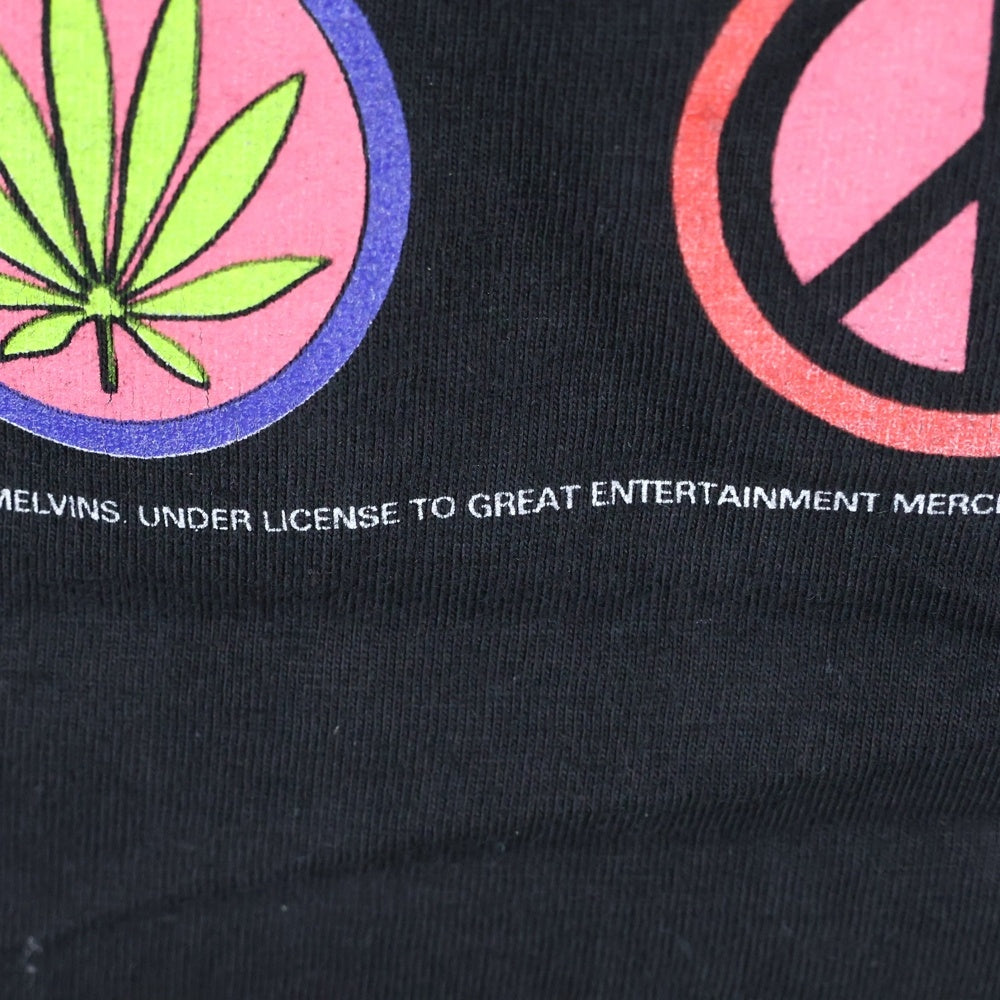 VINTAGE(ヴィンテージ) 90s MWLVINS STONER WITCH メルヴィンズ 両面プリント Tシャツ 半袖カットソー ブラック