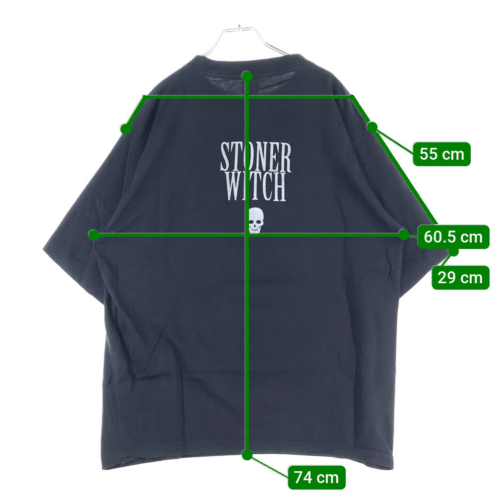 VINTAGE(ヴィンテージ) 90s MWLVINS STONER WITCH メルヴィンズ 両面プリント Tシャツ 半袖カットソー ブラック