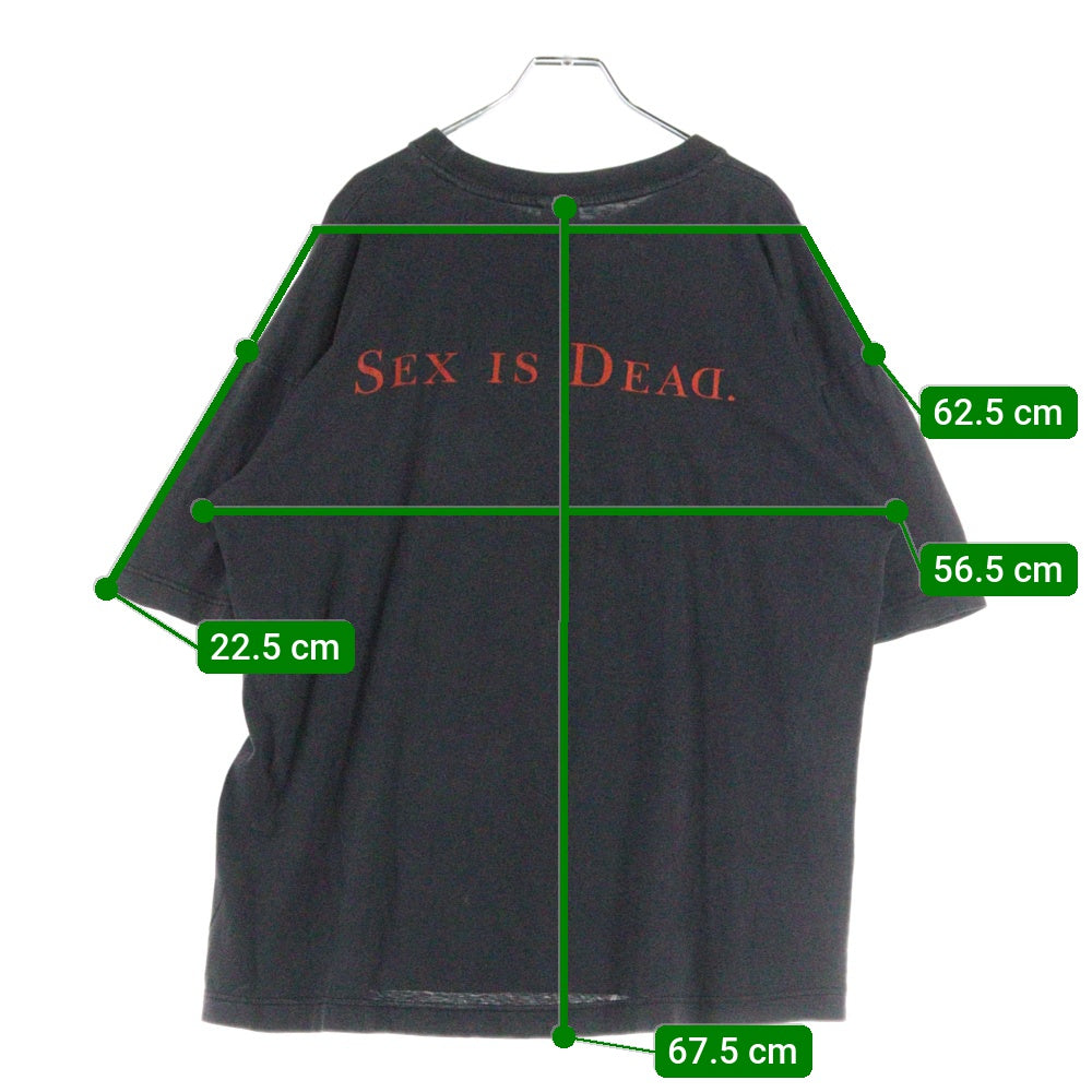 VINTAGE(ヴィンテージ) 90s MARILYN MANSON SEX IS DEAD マリリンマンソン セックスイズデッド Tシャツ 半袖カットソー ブラック