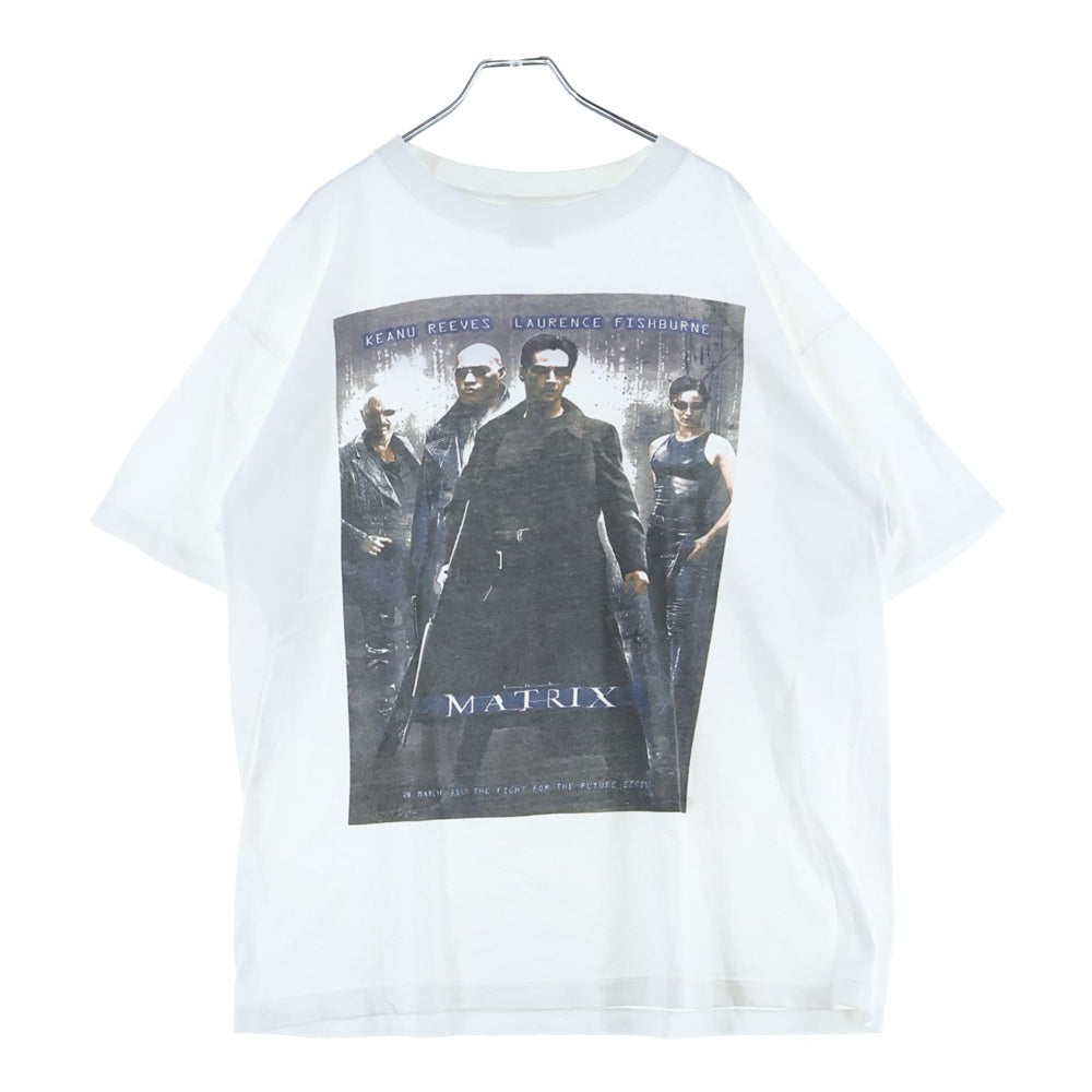 VINTAGE(ヴィンテージ) 00s MATRIX MOVIE TEE マトリックス 両面プリント Tシャツ 半袖カットソー ホワイト