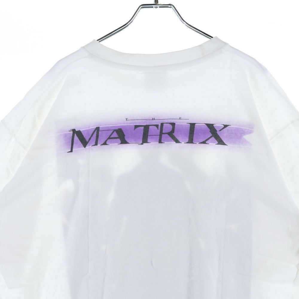 VINTAGE(ヴィンテージ) 00s MATRIX MOVIE TEE マトリックス 両面プリント Tシャツ 半袖カットソー ホワイト
