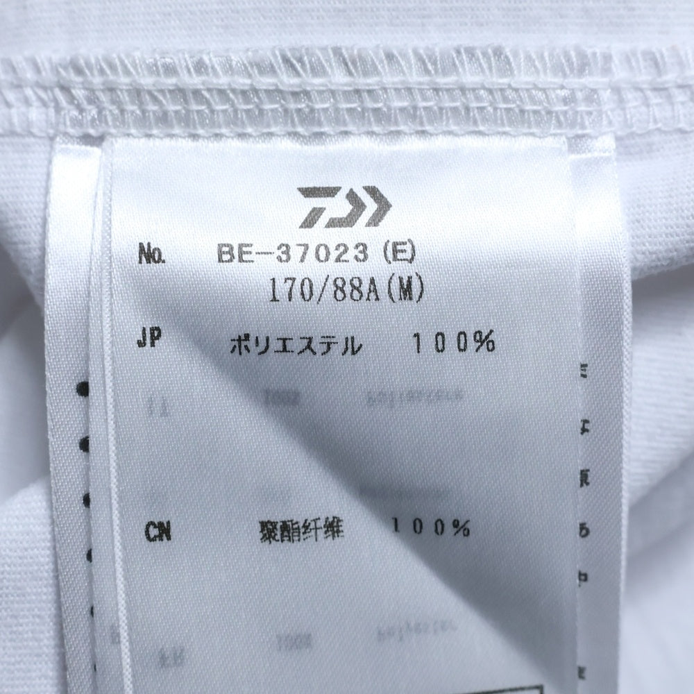 The Ennoy Professional(エンノイプロフェッショナル) × DAIWA PIER39 BE-37023 ダイワピア TECH DRAWSTRING TEE テックドローストリング 半袖 Tシャツ ホワイト