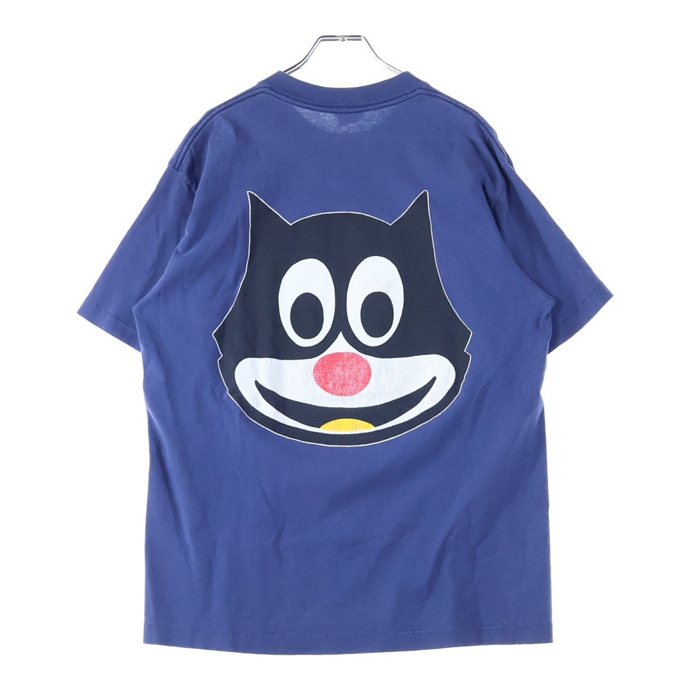VINTAGE(ヴィンテージ) 90s 26RED フェリックス Tシャツ 半袖カットソー ネイビー
