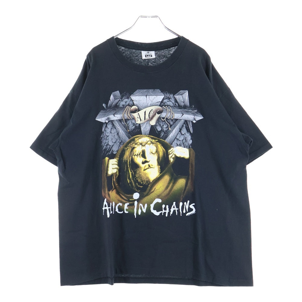 VINTAGE(ヴィンテージ) 90s ALICE IN CHAINS 1991 BLEED THE FREAK アリス・イン・チェインズ 1991 ブリード・ザ・フリーク Tシャツ 半袖カットソーブラック
