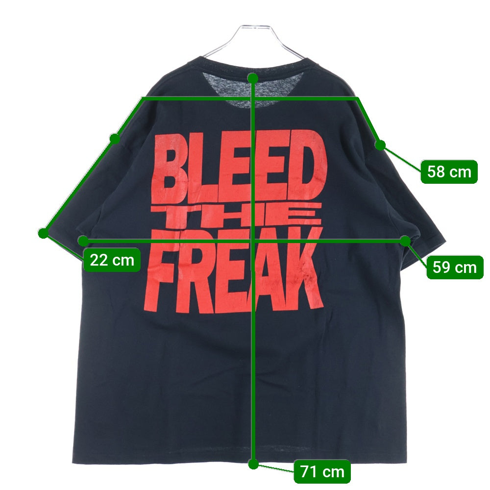 VINTAGE(ヴィンテージ) 90s ALICE IN CHAINS 1991 BLEED THE FREAK アリス・イン・チェインズ 1991 ブリード・ザ・フリーク Tシャツ 半袖カットソーブラック
