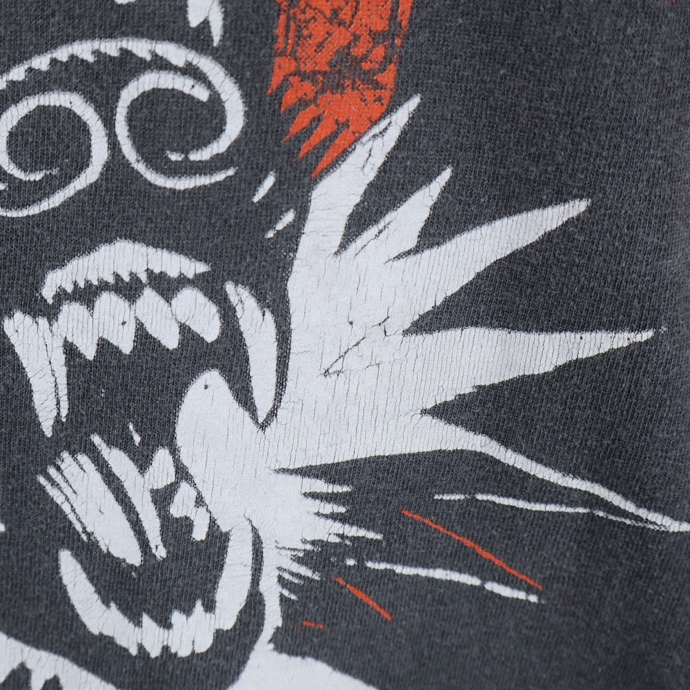 VINTAGE(ヴィンテージ) 90s FAITH NO MORE フェイスノーモア 両面プリント Tシャツ 半袖カットソーブラック