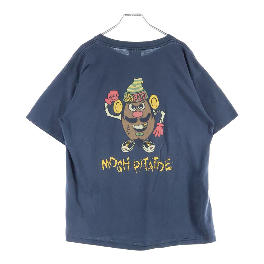 VINTAGE(ヴィンテージ) 90s 26RED MOSH PITATOE Tシャツ 半袖カットソーネイビー