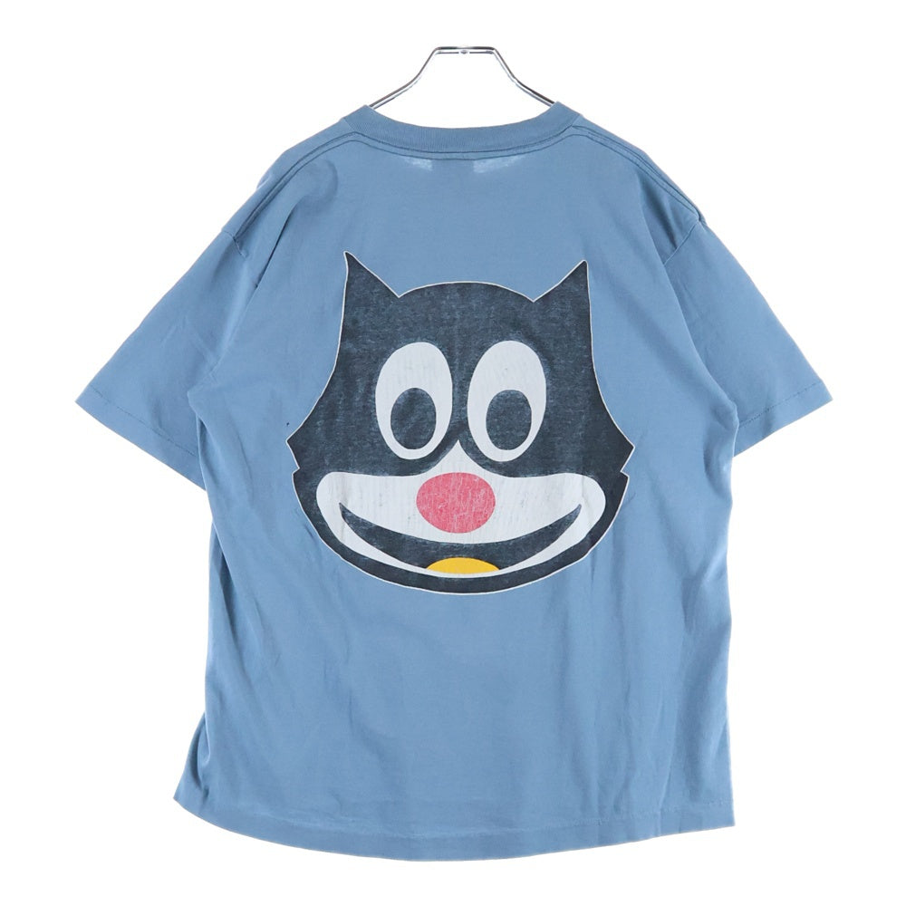 VINTAGE(ヴィンテージ) 90s 26RED フェリックス Tシャツ 半袖カットソー ブルー