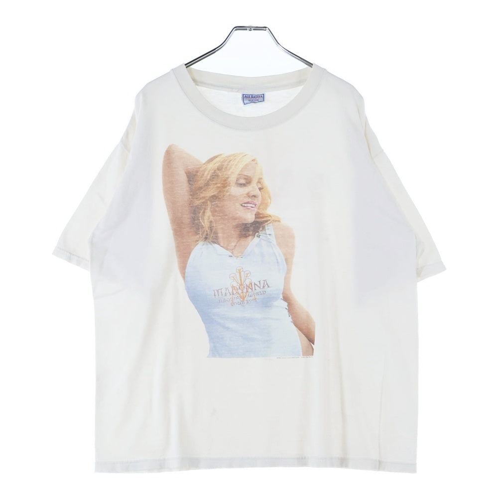 VINTAGE(ヴィンテージ) 00s MADONNA DROWNED WORLD TOUR マドンナ Tシャツ 半袖カットソー ホワイト