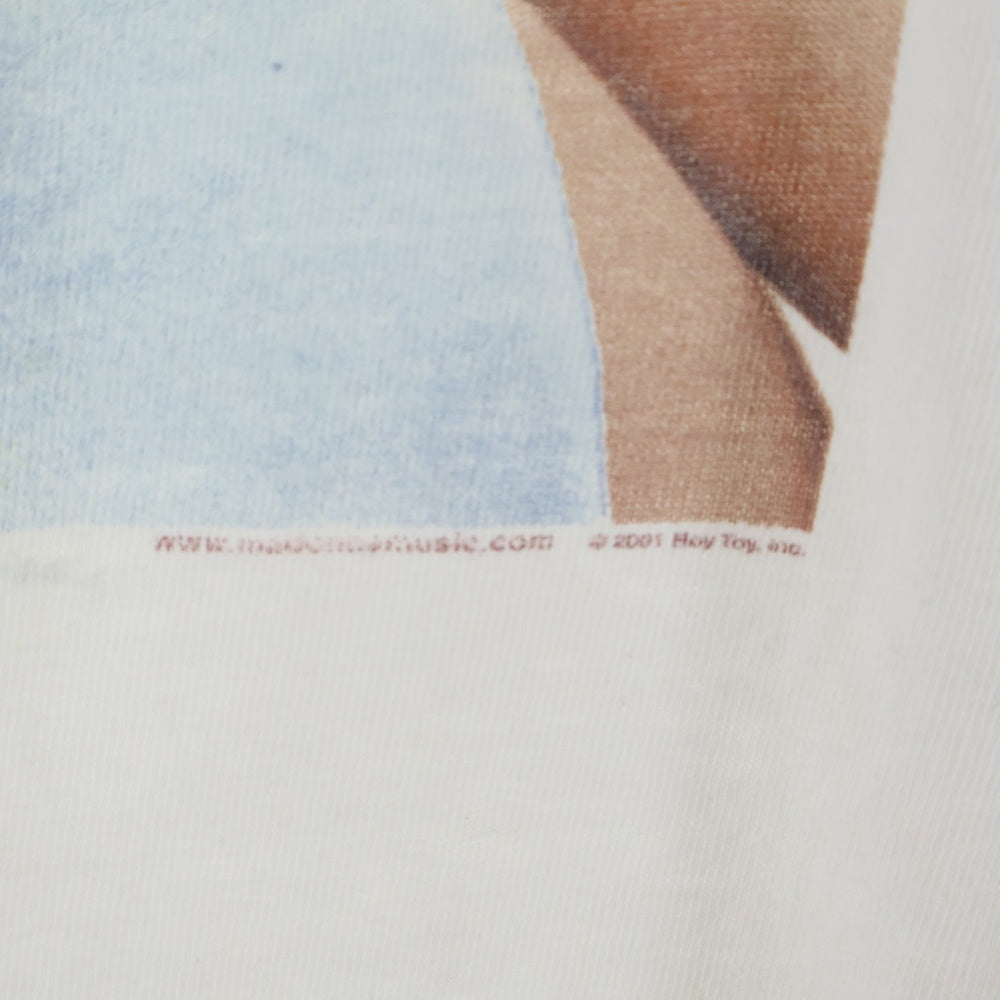 VINTAGE(ヴィンテージ) 00s MADONNA DROWNED WORLD TOUR マドンナ Tシャツ 半袖カットソー ホワイト